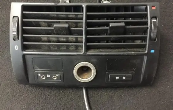 BMW X5 E53 Dash center air vent grill 8409081 8370910