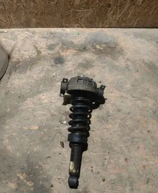 Volkswagen Touareg I Rear shock absorber with coil spring 7L6513029E