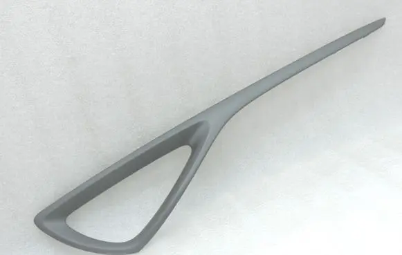 Opel Zafira C Front door glass trim molding 20893784 2240022