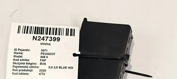 Peugeot 508 II Central body control module 9836666280