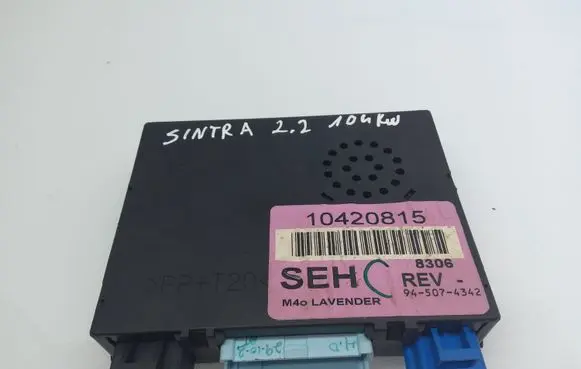 Opel Sintra Comfort/convenience module 10420815