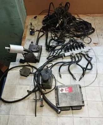 Hyundai Santa Fe LP gas equipment set 