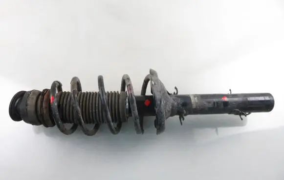 Front shock absorber with coil spring