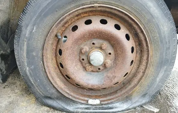 FSO Polonez R13 steel rim 