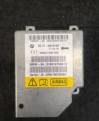 BMW 5 E39 Airbag control unit/module 6919789 316919789010 02B2196C0936V