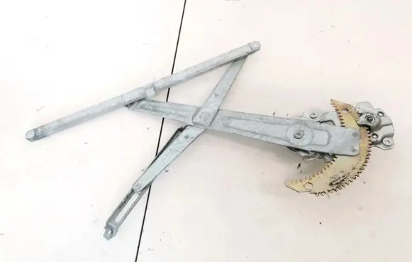 Sliding door window regulator with motor