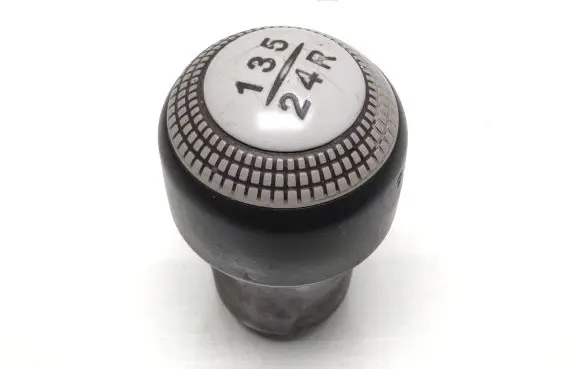 Gear lever shifter trim leather/knob