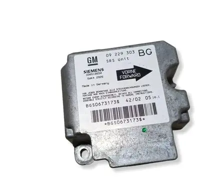 Opel Zafira A Airbag control unit/module 09229303 5WK42926 BGS06731739