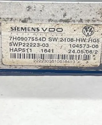 Volkswagen Transporter - Caravelle T5 Torque split ecu control unit/module 7H0907554D 10457306 5WP2222303