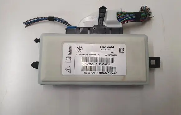 BMW 5 F10 F11 Airbag control unit/module 9330952 319330952011 13B3080C17660