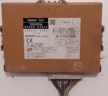 Lexus IS 220D-250-350 Keyless (KESSY) go control unit/module 8999053013 2325002741 ETC093LPD0166