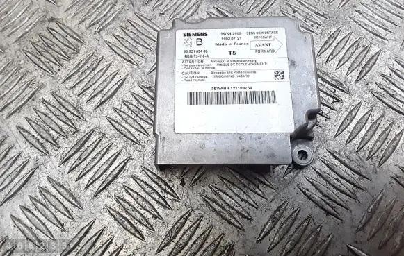 Peugeot 307 Airbag control unit/module 9650109480