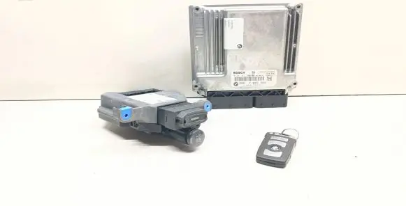 BMW 7 E65 E66 Engine ECU kit and lock set 7803369 0281013500 6972688