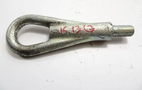 Towing hook eye
