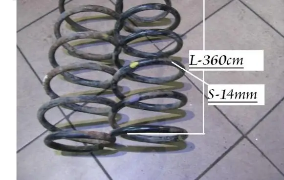 Opel Omega B1 Front coil spring 312914