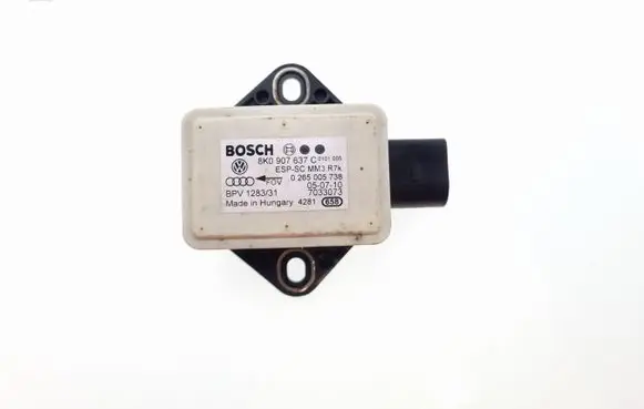 Audi A5 8T 8F ESP acceleration yaw rate sensor 8K0907637C 0265005738