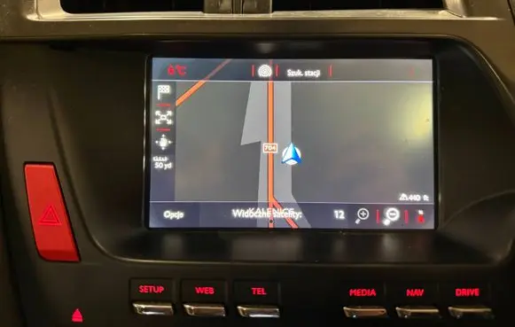 Citroen DS5 Screen/display/small screen 9812771880