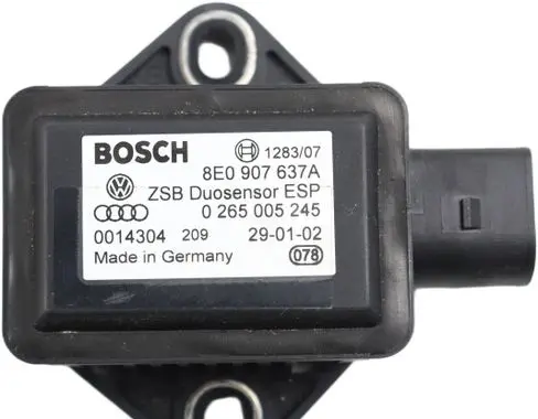 Volkswagen PASSAT B5.5 ESP acceleration yaw rate sensor 8E0907637A 0265005245 0014304