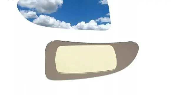 Wing mirror glass