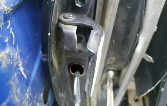 Opel Monterey Rear door lower hinge