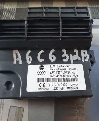 Audi A6 S6 C6 4F Power management control unit 4F0907280A F005S00102