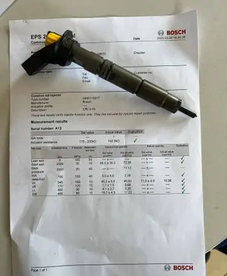 Mercedes-Benz E W211 Fuel injector A6420700487 050806 0445115017