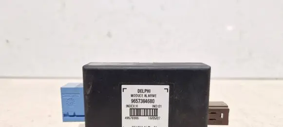 Peugeot 207 Alarm control unit/module 9657384680
