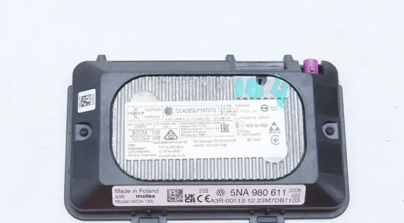 Volkswagen ID.4 Wireless charging module 5NA980611JLINTER 5NA980611