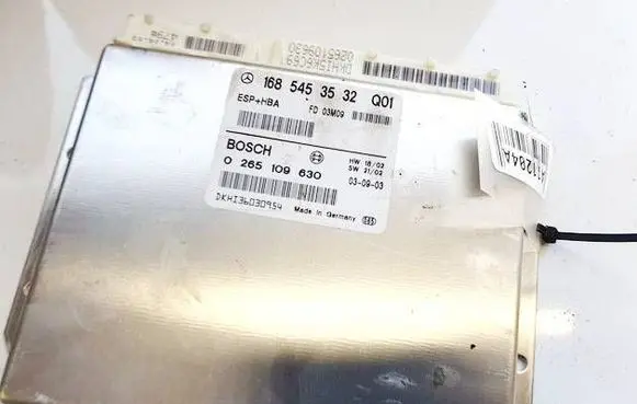 Mercedes-Benz A W168 Engine control unit/module 1685453532 0265109630
