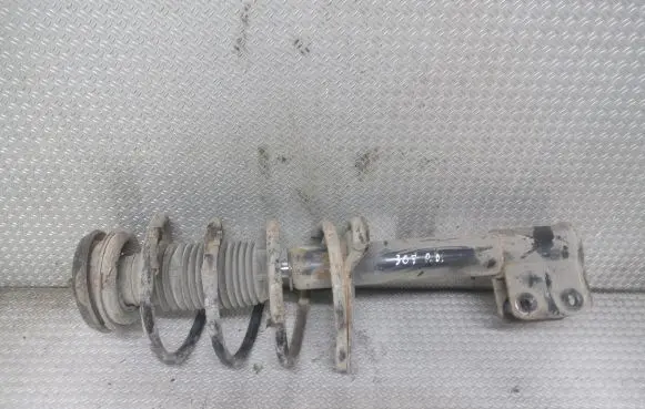 Front shock absorber with coil spring