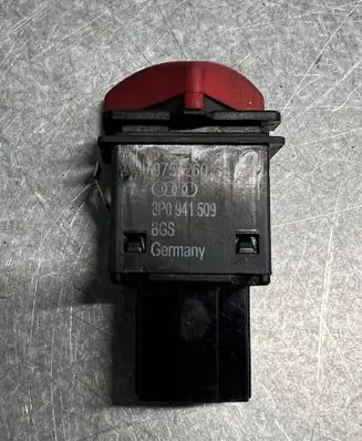Audi A3 S3 8L Hazard light switch 8P0941509