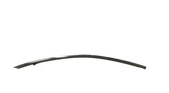 Front door glass trim molding