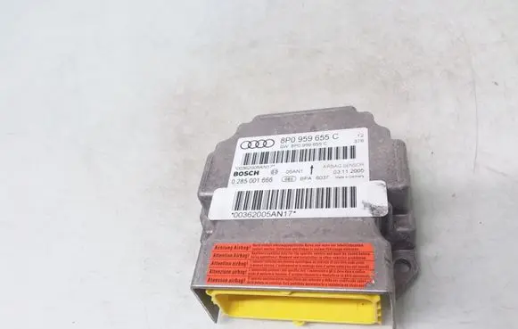 Audi A3 S3 A3 Sportback 8P Airbag control unit/module 8P0959655C 0285001666