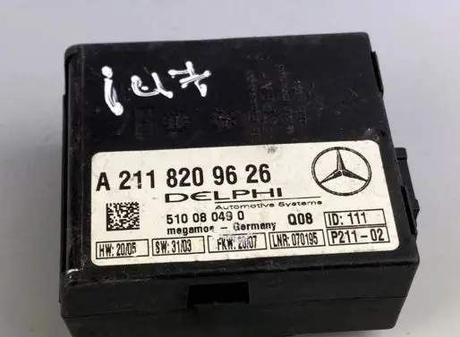 Mercedes-Benz E W212 Alarm control unit/module A2118209626 510080490