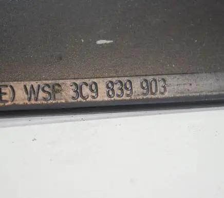 Volkswagen PASSAT B7 USA Rear door glass trim molding 3C9839903