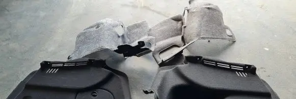Audi A3 S3 8V Trunk/boot side trim panel 8V5863887P 8V5863888F