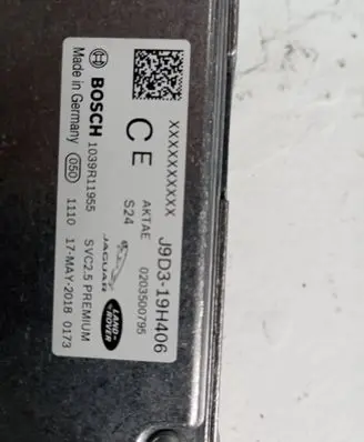 Jaguar I-Pace Windshield/windscreen camera J9D319H406CE 0203500795 1039R11955