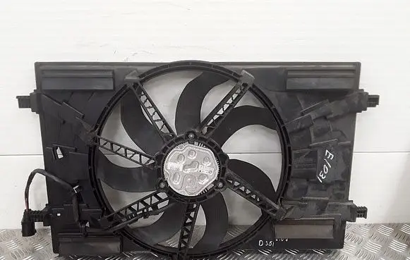 Electric radiator cooling fan