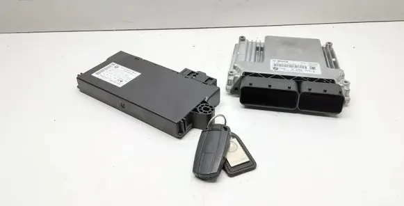 BMW 3 E90 E91 Engine ECU kit and lock set 0281016069 8506375