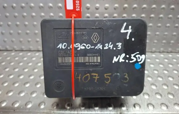 Renault Laguna II ABS control unit/module S25071509 8200183495B 10.0206-0065.4