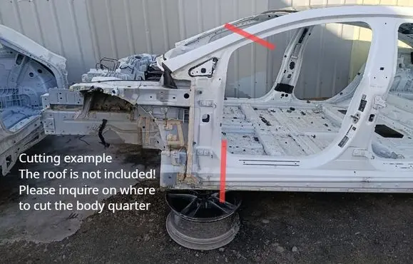 Mercedes-Benz EQS V297 Front quarter panel A2976260700