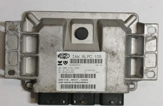Peugeot 207 Engine control unit/module 9663380880 IAW6LPC105