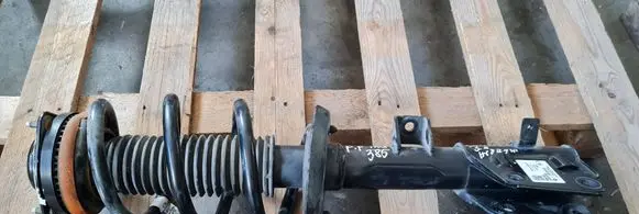 Front shock absorber with coil spring