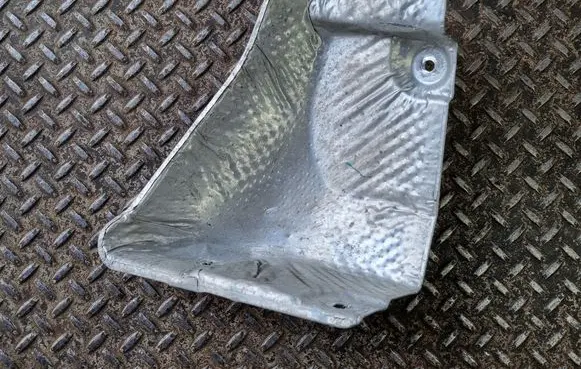 Heat shield in engine bay