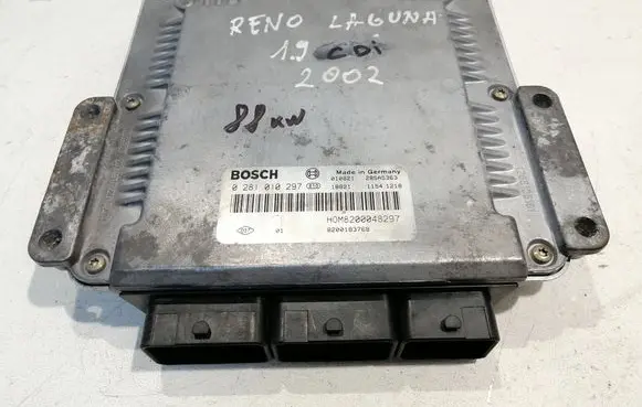 Renault Laguna II Engine control unit/module 0281010297 HOM8200048297 8200183768