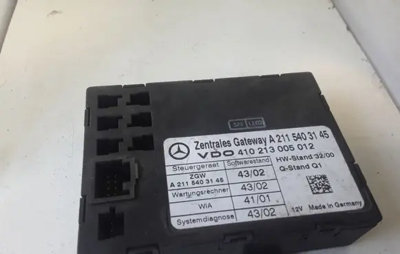 Mercedes-Benz E W211 Door central lock control unit/module A2115403145 410213005012