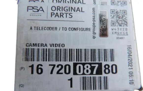 Opel Grandland X Windshield/windscreen camera 9831723380