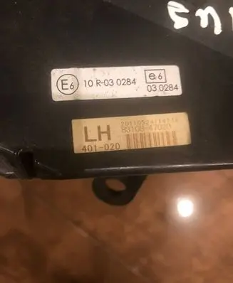 Toyota Prius (XW30) Head up display screen 10R030284