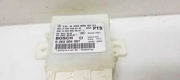 Mercedes-Benz C W204 Parking PDC control unit/module A2049009201 A2045450432 A2049020001
