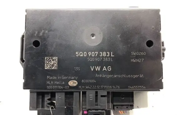 Volkswagen T-Roc Tow bar trailer control unit/module 5Q0907383L
